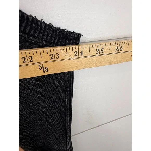 Daily Practice Anthropologie HORIZON JUMPSUIT WIDE LEG 3X Washed Black COMFORT - Picture 8 of 13